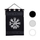 Vegvisir Tapestry with Elder Futhark Runes