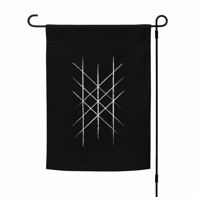 Web of Wyrd pagan garden flag