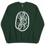 unisex-crew-neck-sweatshirt-forest-green-front-672b87548e658