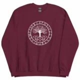 unisex-crew-neck-sweatshirt-maroon-front-672b9c20133cf