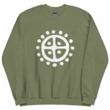 unisex-crew-neck-sweatshirt-military-green-front-672b805ce5f38