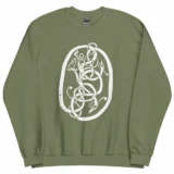 unisex-crew-neck-sweatshirt-military-green-front-672b8754909df