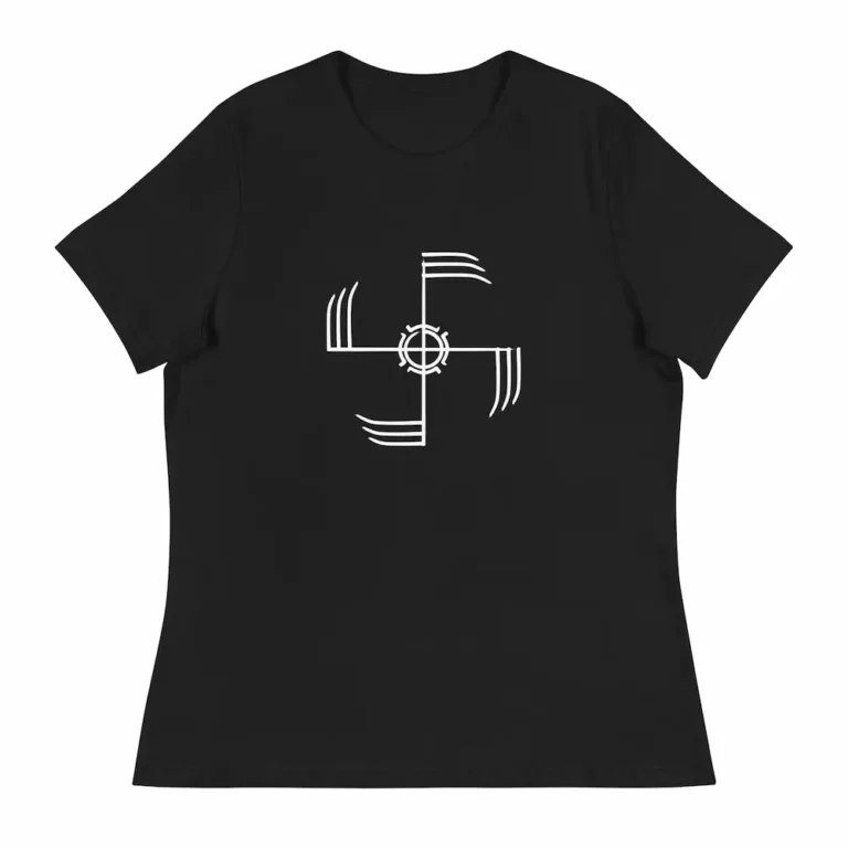 Ginfaxi icelandic stave symbol t-shirt for women